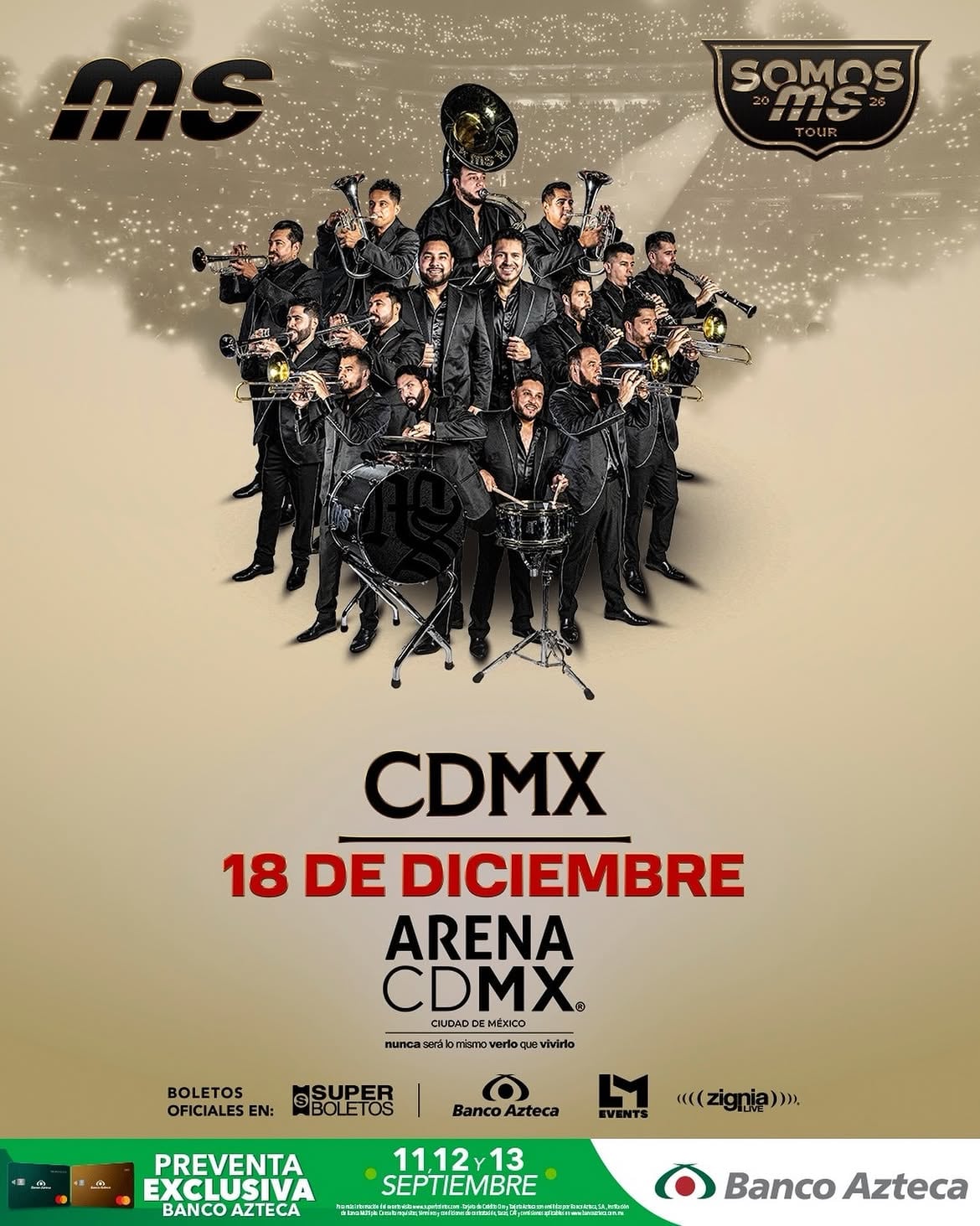 Banda MS en Arena CDMX