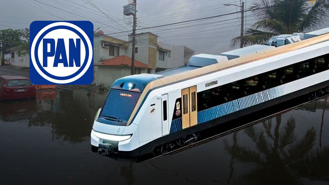 PAN propone recorte al presupuesto del Tren Maya para apoyar zonas afectadas por lluvias