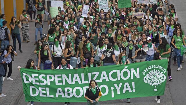 Manifestación aborto México