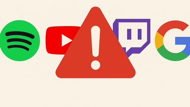 No solo Spotify: Servicios de Google como YouTube, Twitch y más se habrían caído a nivel mundial.