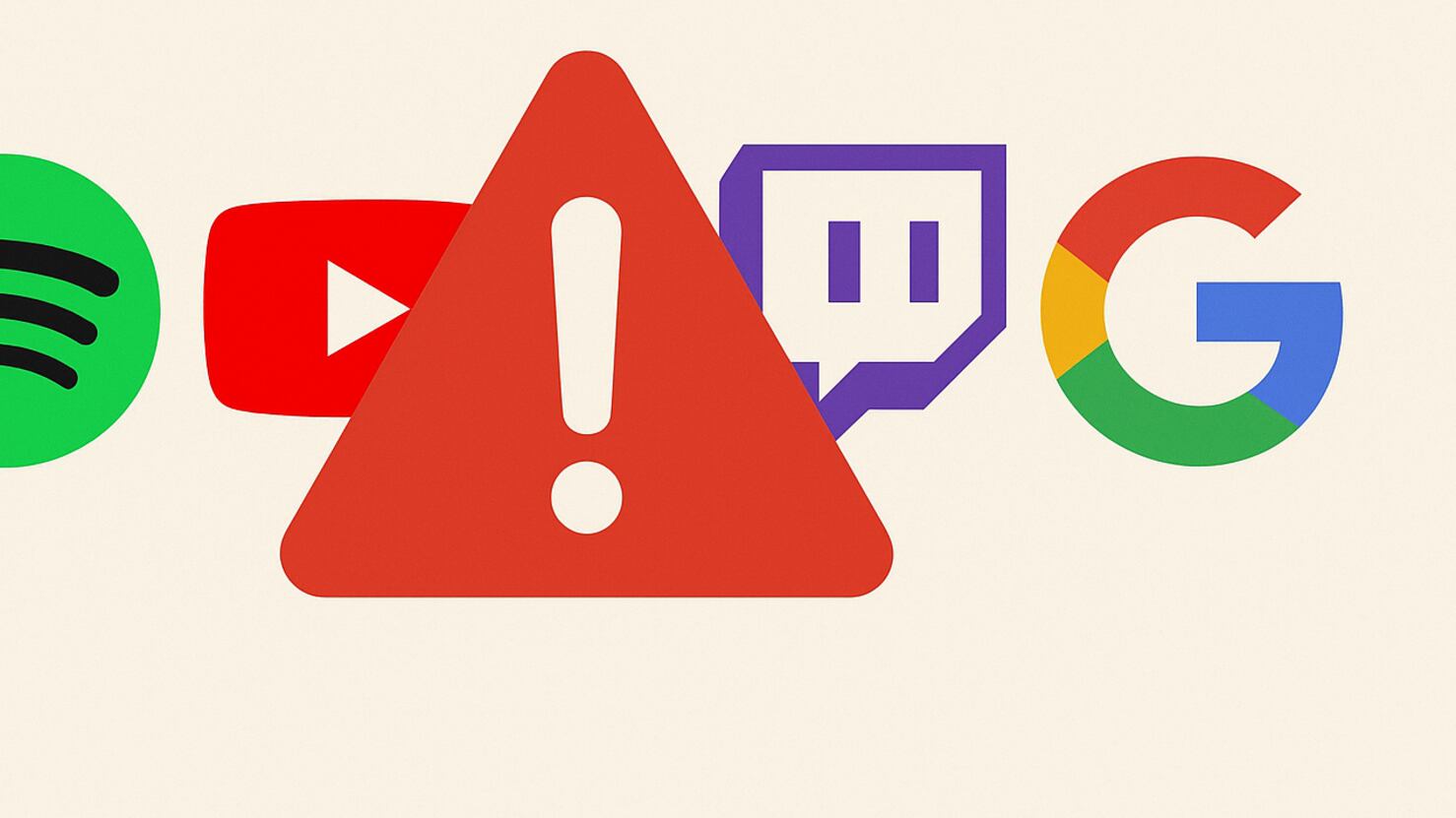 No solo Spotify: Servicios de Google como YouTube, Twitch y más se habrían caído a nivel mundial