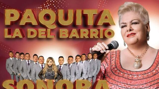 Paquita la del Barrio y La Sonora Santanera de María Fernanda