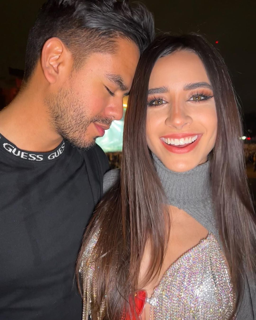 Omar Núñez con Tammy Parra.
