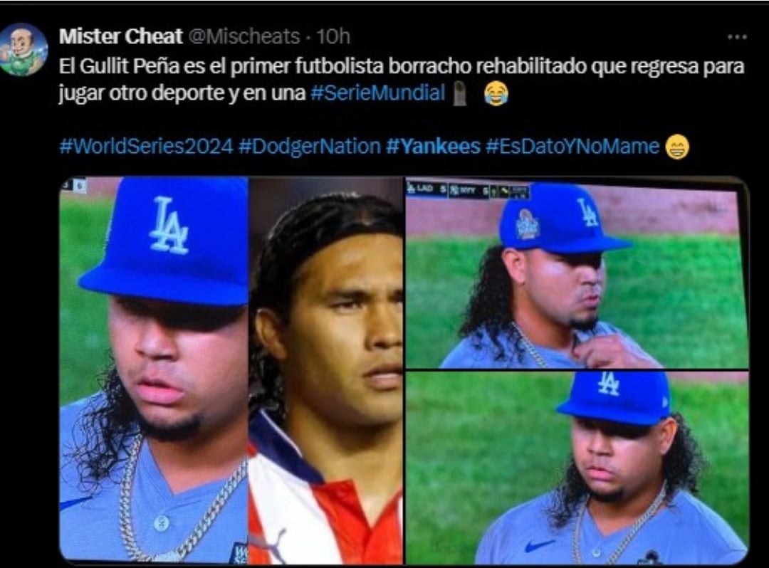 Meme de la Serie Mundial 2024.