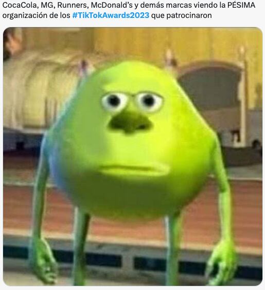 Memes se burlan de la organización de los TikTok Awards 2023