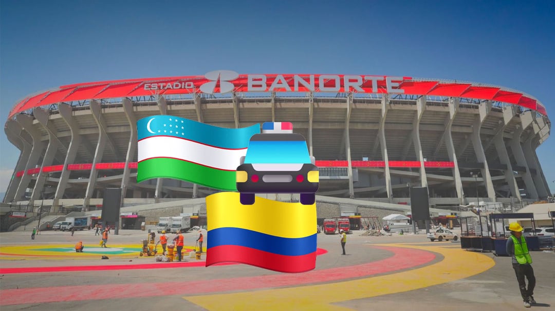 CDMX activa operativo especial en Estadio Banorte por Uzbekistán vs Colombia