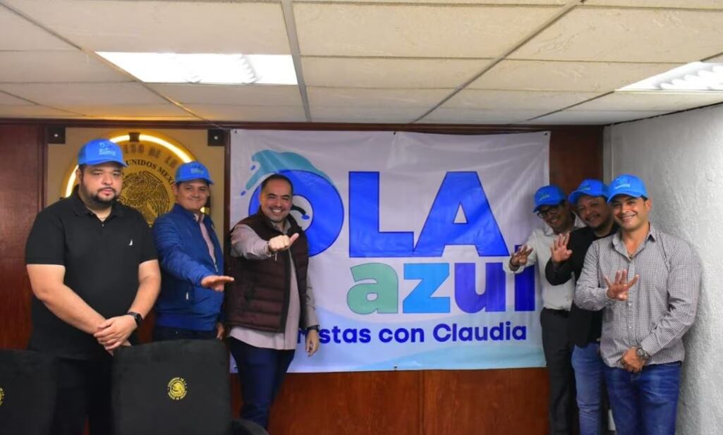 Ola Azul con Claudia Sheinbaum, panistas apoyan a la exjefa de gobierno de la CDMX