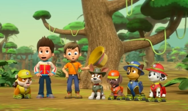 Rescates de Paw Patrol en la selva