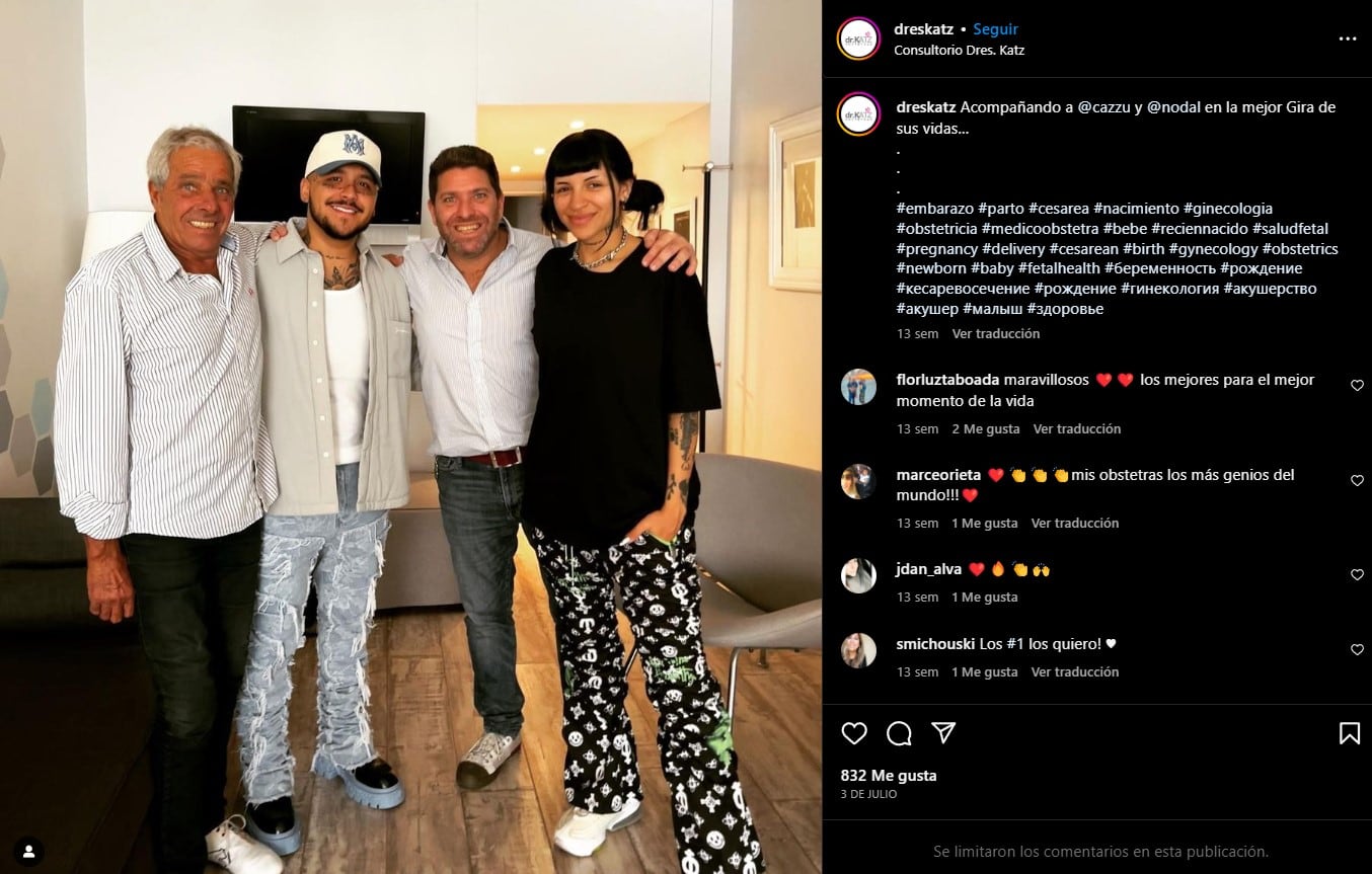 Christian Nodal y Cazzu