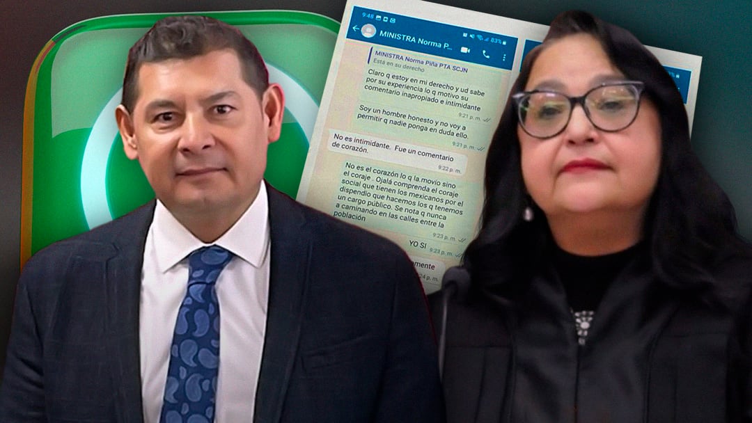 Alejandro Armenta acusa a supuesta Norma Piña de amenazarlo por WhatsApp