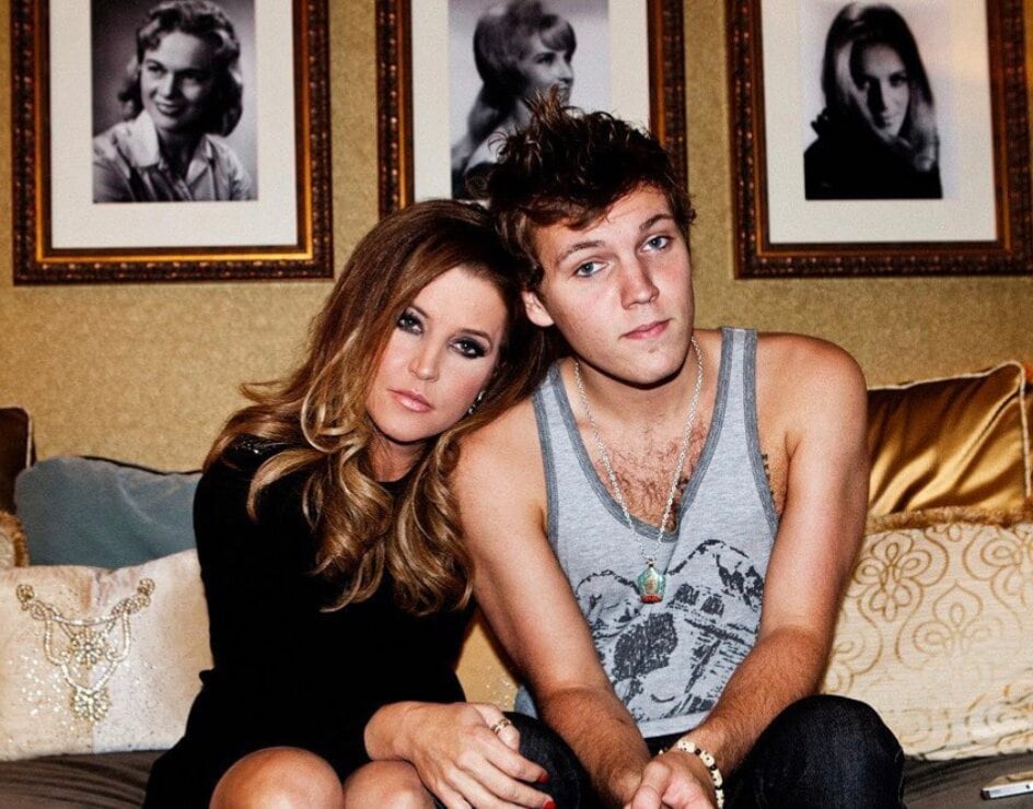 Lisa Marie Presley y Benjamin Keough