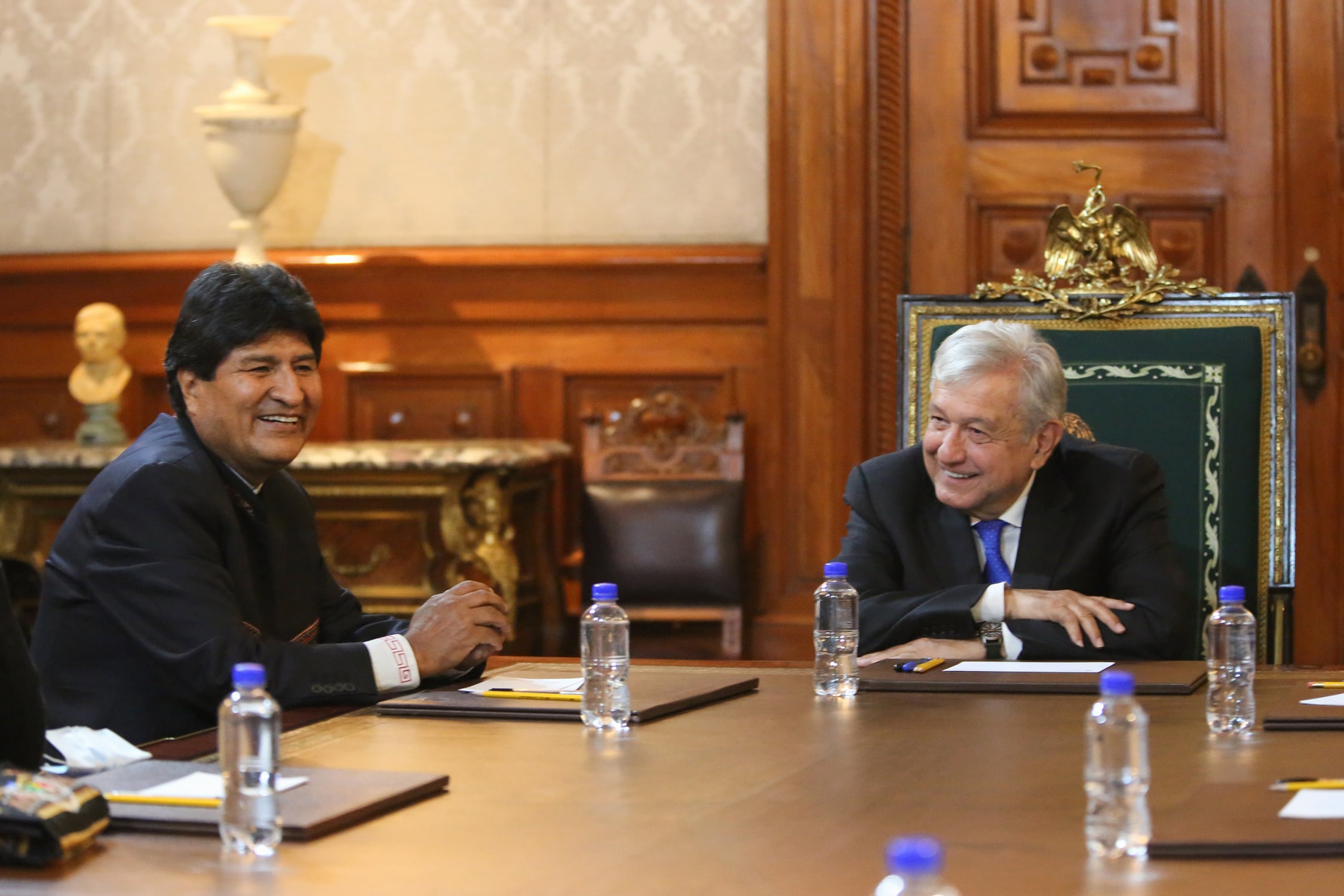 Evo Morales y AMLO