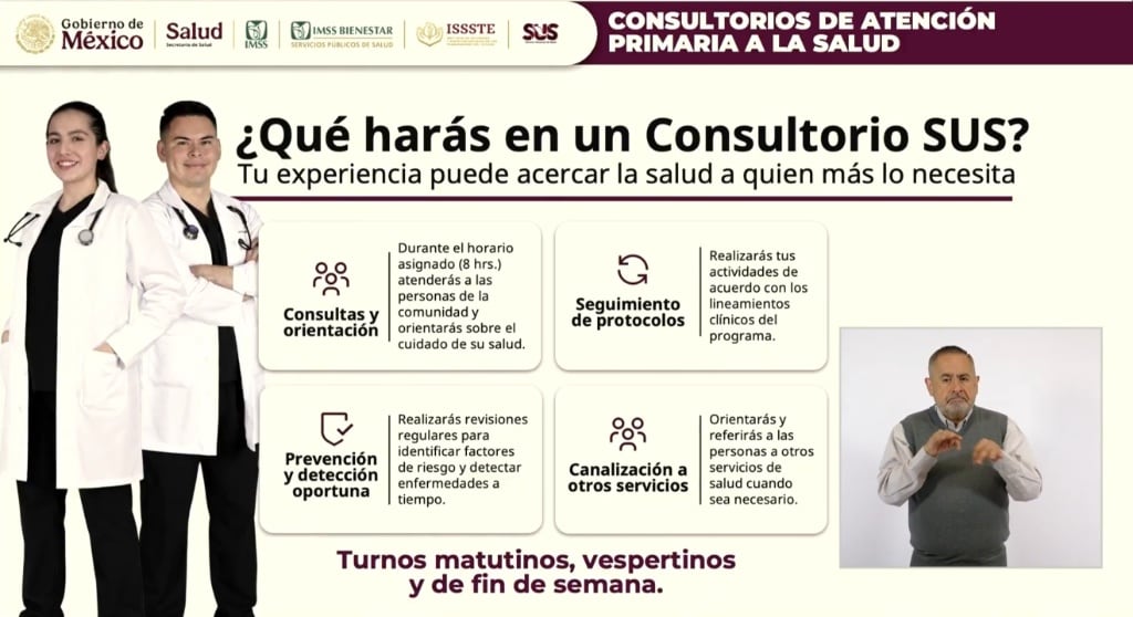 Convocatoria de Consultorios SUS