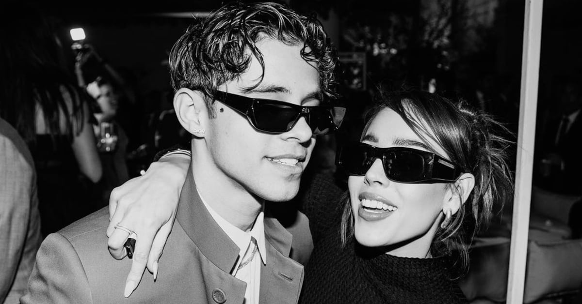 Danna Paola hace oficial que ama a Alex Hoyer: Lo felicita con foto juntos