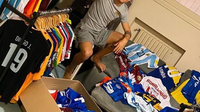 Dybala presume su colección