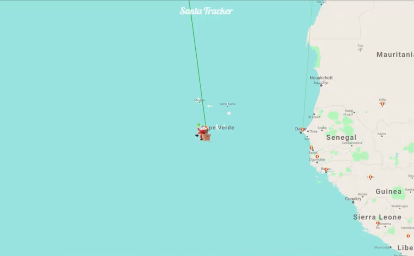 Mapa de Santa Claus