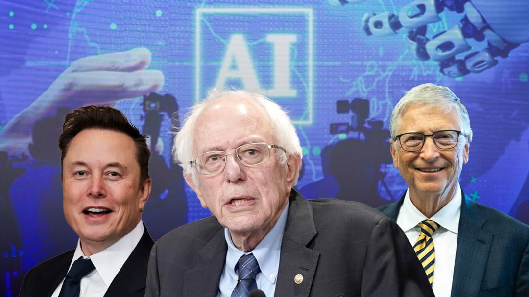 Bernie Sanders se lanza contra los planes de Musk y Gates sobre la IA