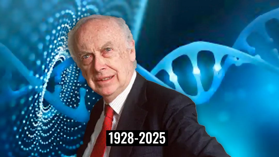 Murió James Watson, científico que ayudó a descubrir la estructura del ADN