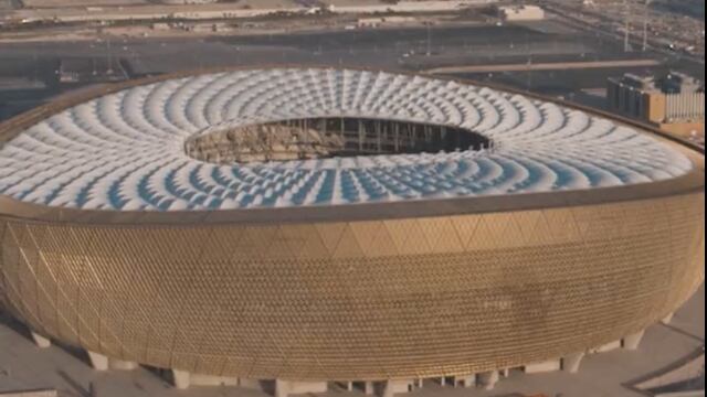 Estadio Lusail (Foto: Captura de video)