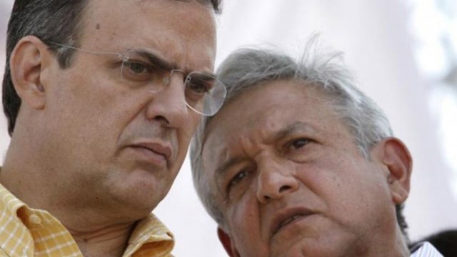 Marcelo Ebrard y AMLO