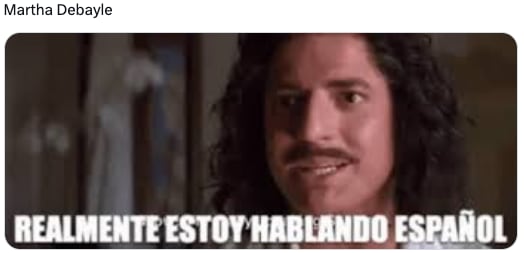 Martha Debayle pide ser felicitada porque sabe hablar español y los memes ya salieron