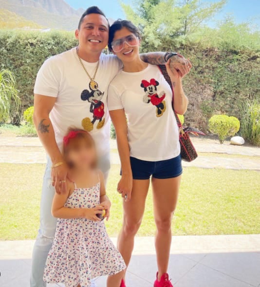 Kimberly Flores, Edwin Luna y Gianna Luna