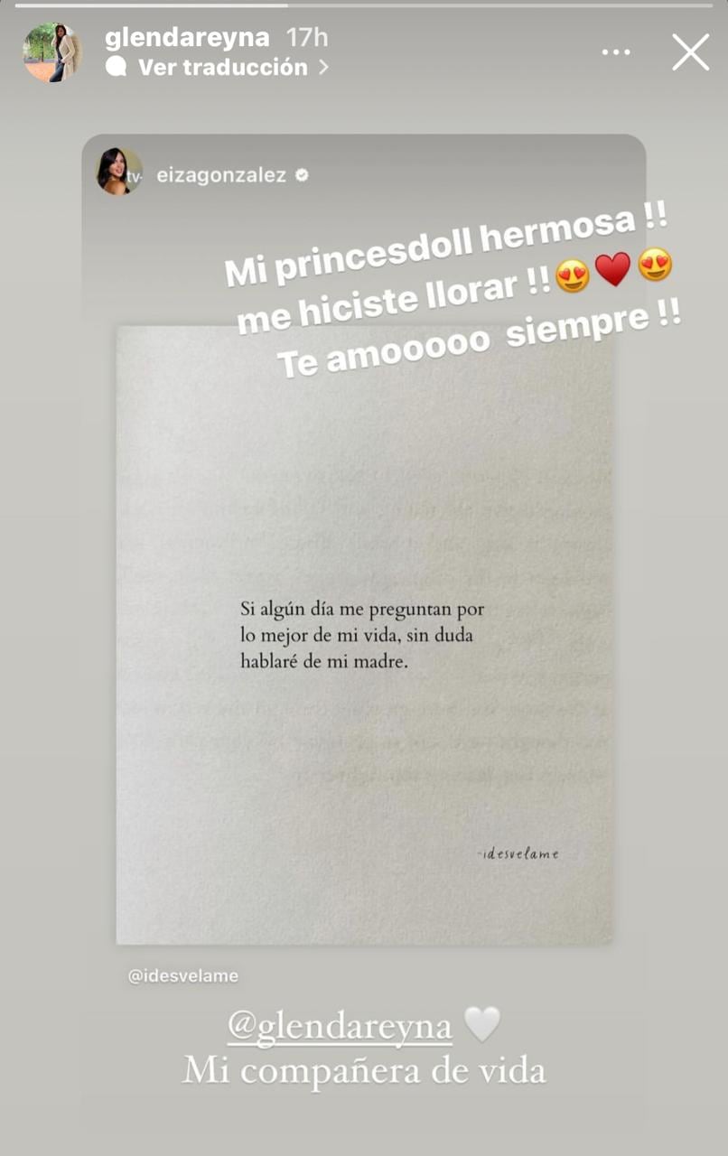 Eiza González comparte un amoroso mensaje para su mamá, Glenda Reyna