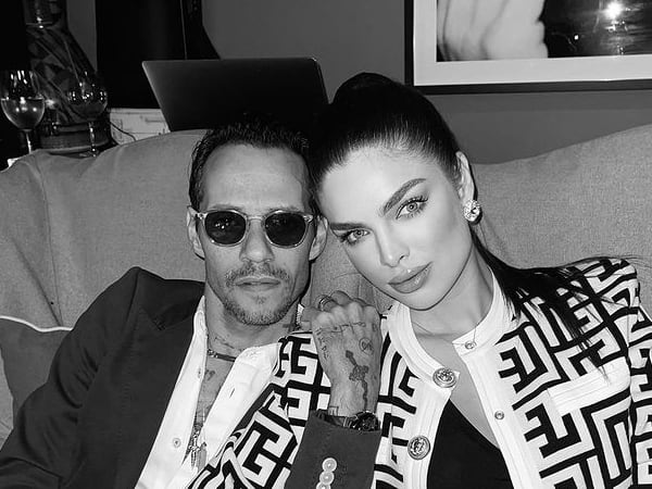 Marc Anthony y Nadia Ferreira.