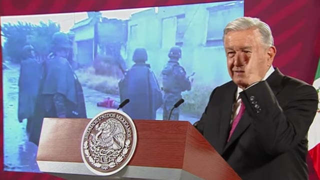 AMLO presume a soldados que rescataron a niño electrocutado en Sinaloa