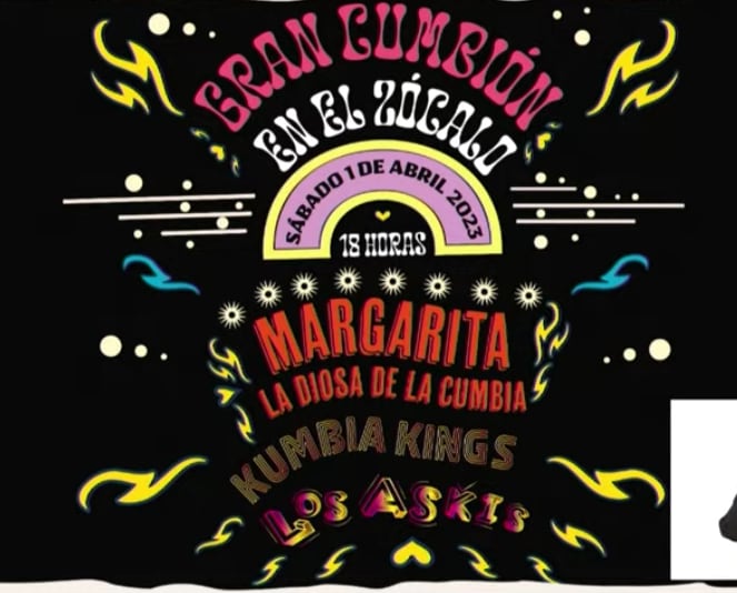 Gran Cumbión en el Zócalo CDMX