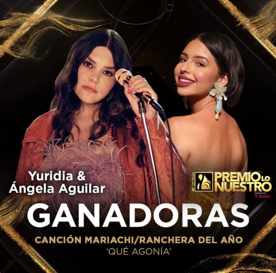 Premios Lo Nuestro 2024: ‘Qué Agonía’ gana a Canción Mariachi/Ranchera Del Año
