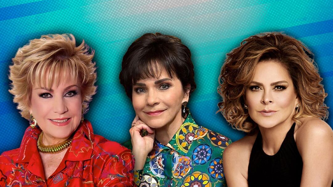 La icónica foto de Pati Chapoy con Maxine Woodside y Mara Patricia Castañeda