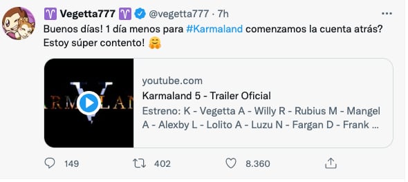 Anuncio de Karmaland