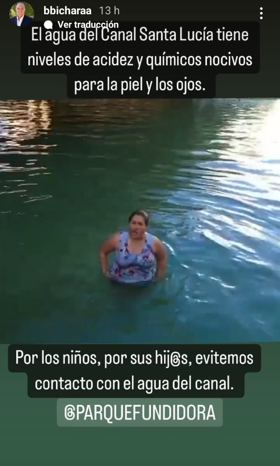 Agua Paseo Santa Lucía Nuevo León es nociva