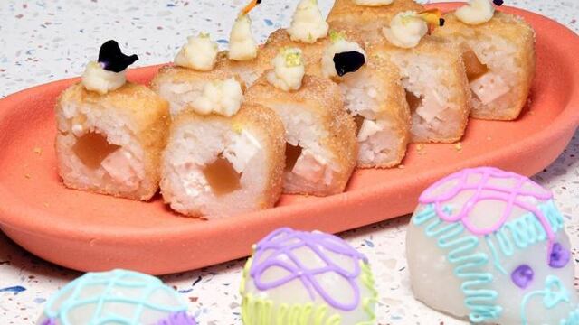 Sushi pan de muerto