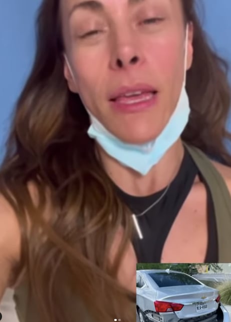 Vanessa Guzmán sufre accidente