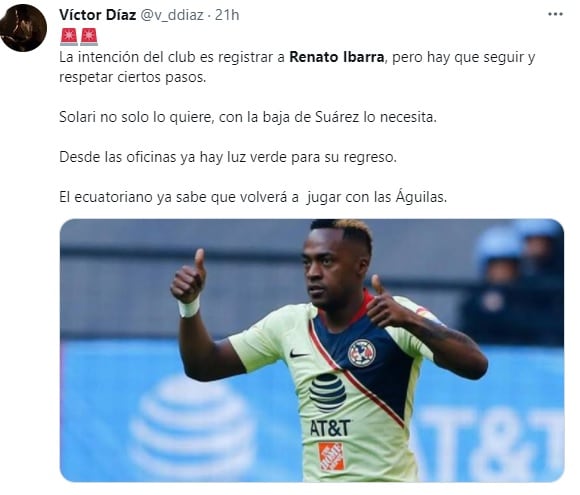 Reacciones sobre Renato Ibarra