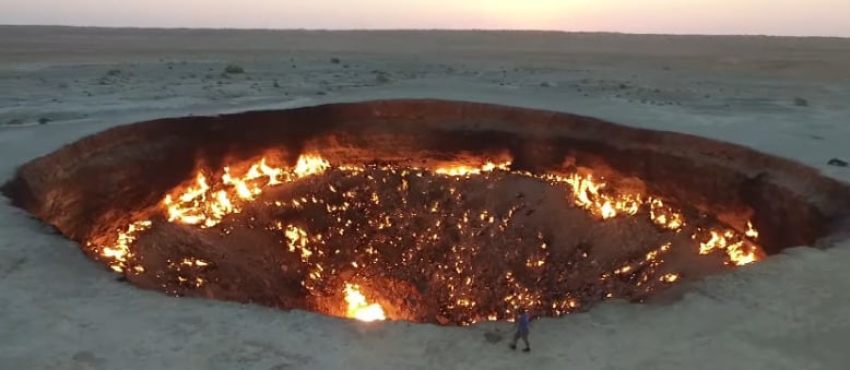 Cerrarán cráter de fuego ‘Puerta del Infierno'