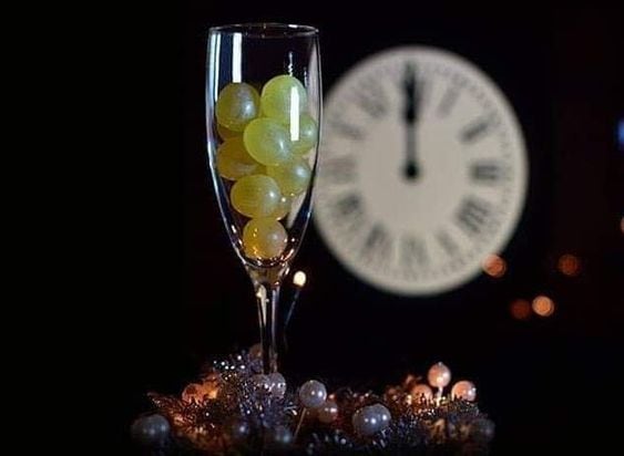 12 uvas, Año Nuevo