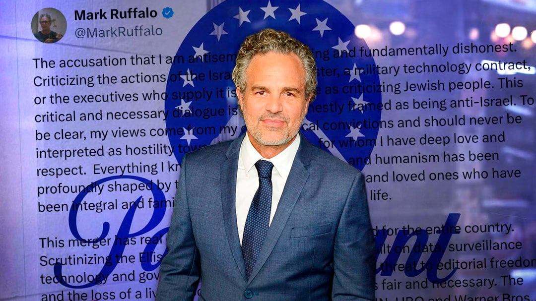 Mark Ruffalo explota contra Paramount tras acusarlo de antisemitismo