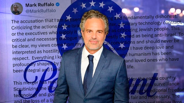 Mark Ruffalo explota contra Paramount tras acusarlo de antisemitismo