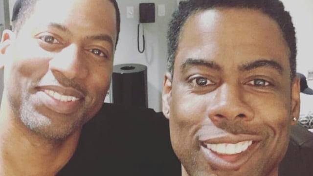 Chris Rock y su hermano Kenny Rock