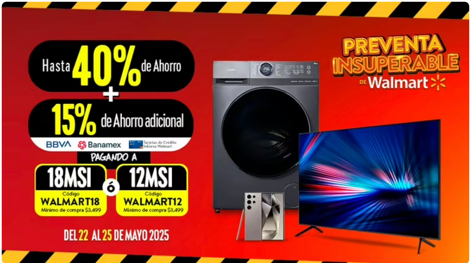 Ofertas pre Hot Sale en Walmart