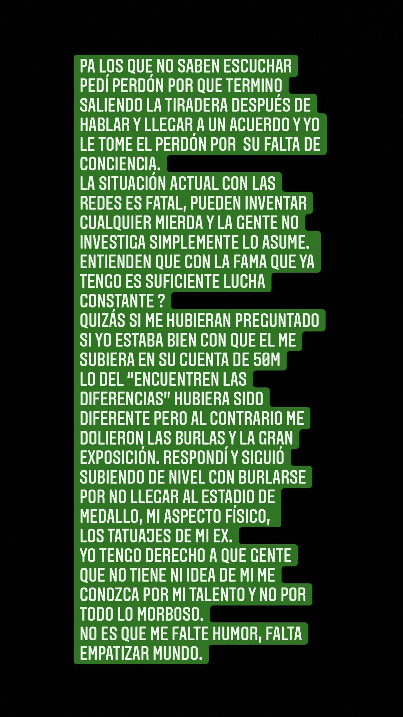 Comunicado Christian Nodal
