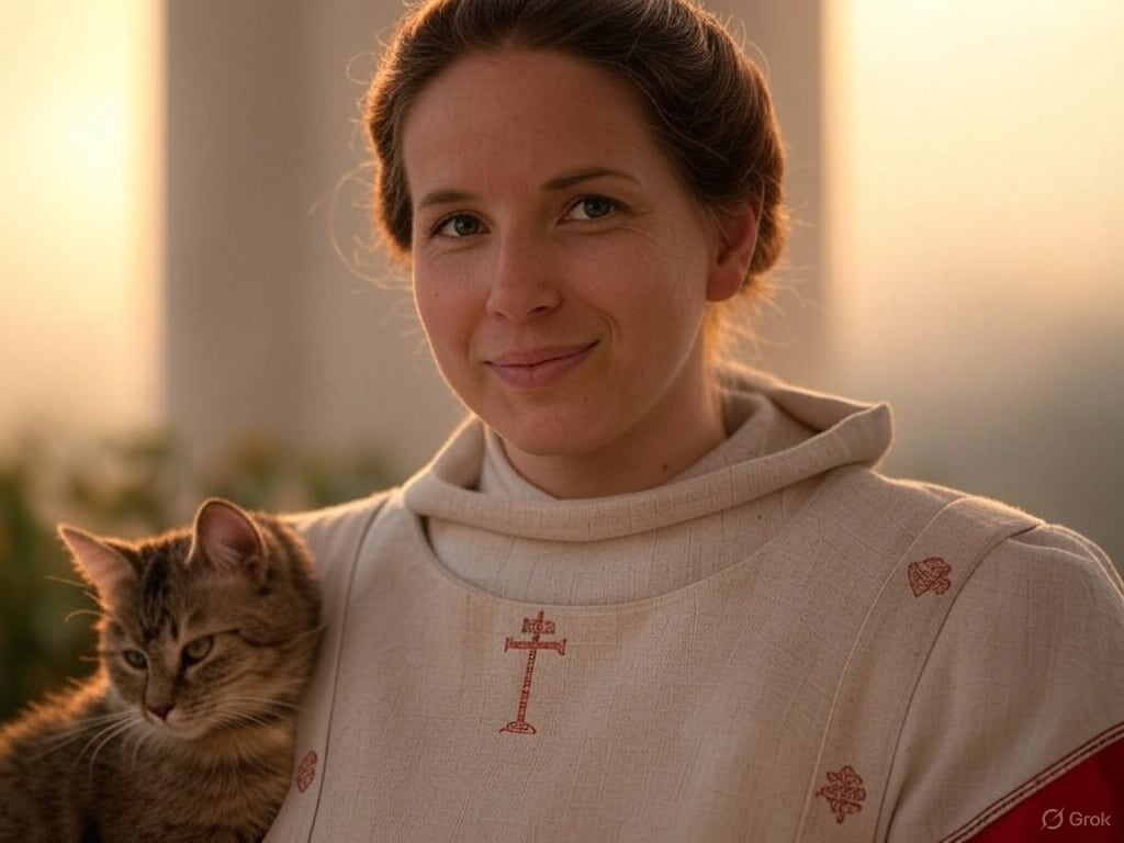 Oración a Santa Gertrudis de Nivelles, patrona de los gatos