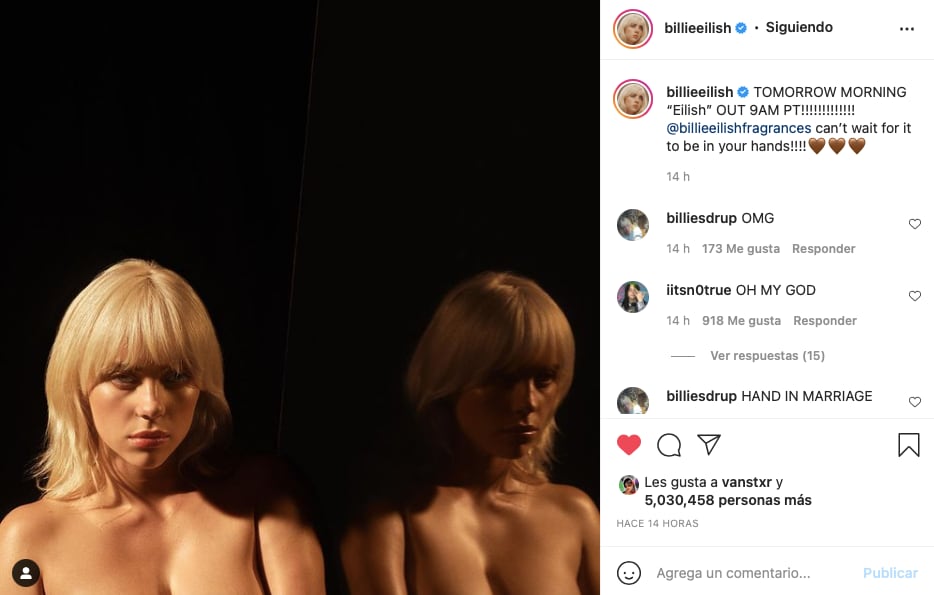 Billie Eilish fragancia