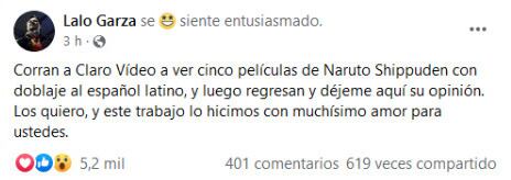 Lalo Garza: Naruto Shippuden