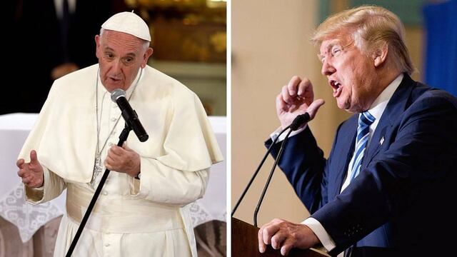 Papa Francisco y Trump