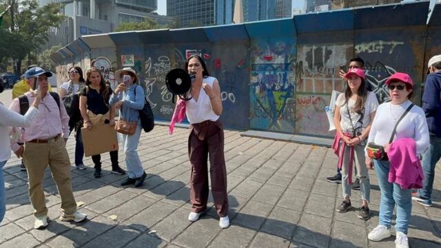 Reyna Rodríguez, jueza federal que convoco a una marcha el pasado domingo 3 de noviembre