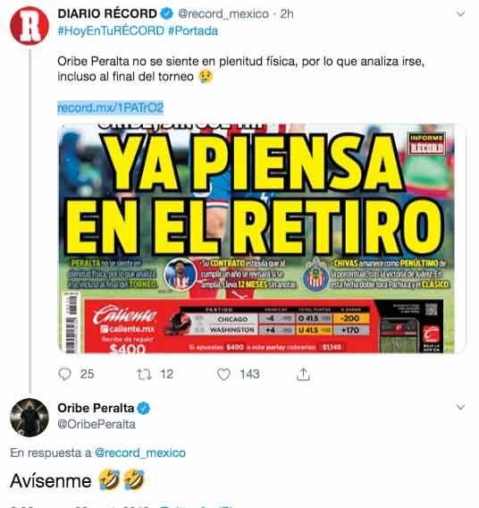 Portada de Récord